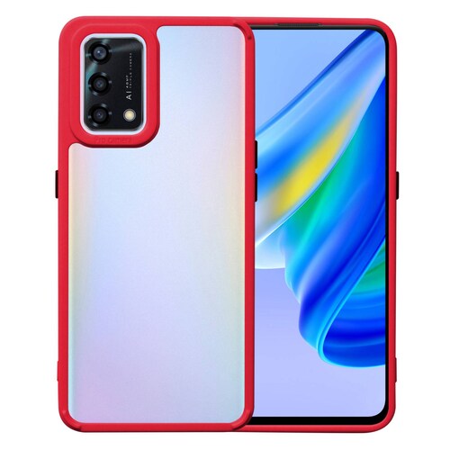 Funda De Acrigel Marco de Color Para Oppo Reno 6 Lite