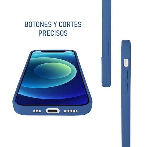 Funda De Silicón Suave Molan Cano Para Huawei Nova Y70 Azul