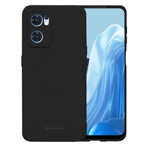 Funda De Silicón Suave Molan Cano Para Oppo Reno 7 5G Negro