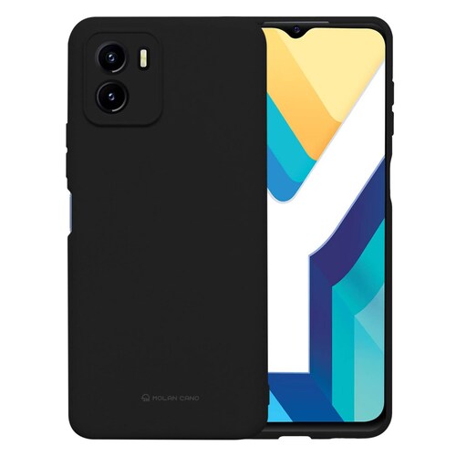 Funda De Silicón Suave Molan Cano Para Vivo Y15s Negro