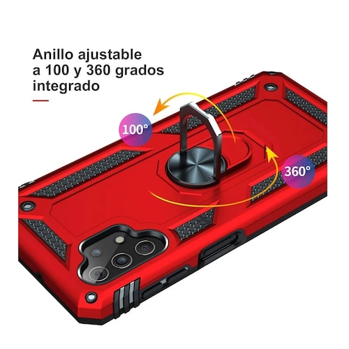 FUNDA Anillo USO RUDO ATTI Para HONOR X8 NEGRO