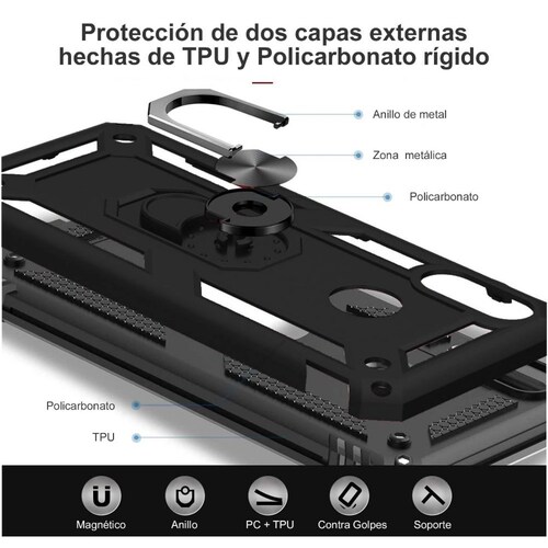 Funda Uso Rudo Anillo Para Samsung A54 5g