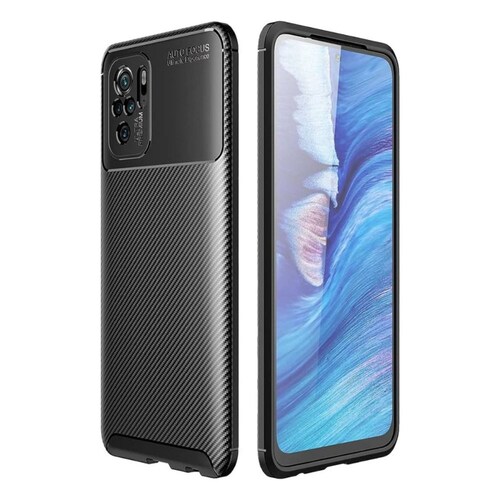 Funda Rugged Carbon Flexible para XiaomiRedmi Note 10s /10 4G