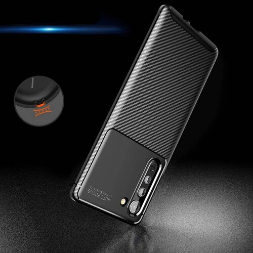 Funda Rugged Carbon Flexible para XiaomiRedmi Note 10s /10 4G