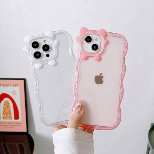 Funda Uso Rudo Acrilico Traslucido Panda Case Para Samsung A22 5G + Mica Cristal