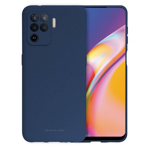 Funda de Silicon Suave Molan Cano para Oppo Reno 5 Lite