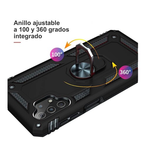 Funda Uso Rudo Con Anillo Capitán Para Vivo V25e