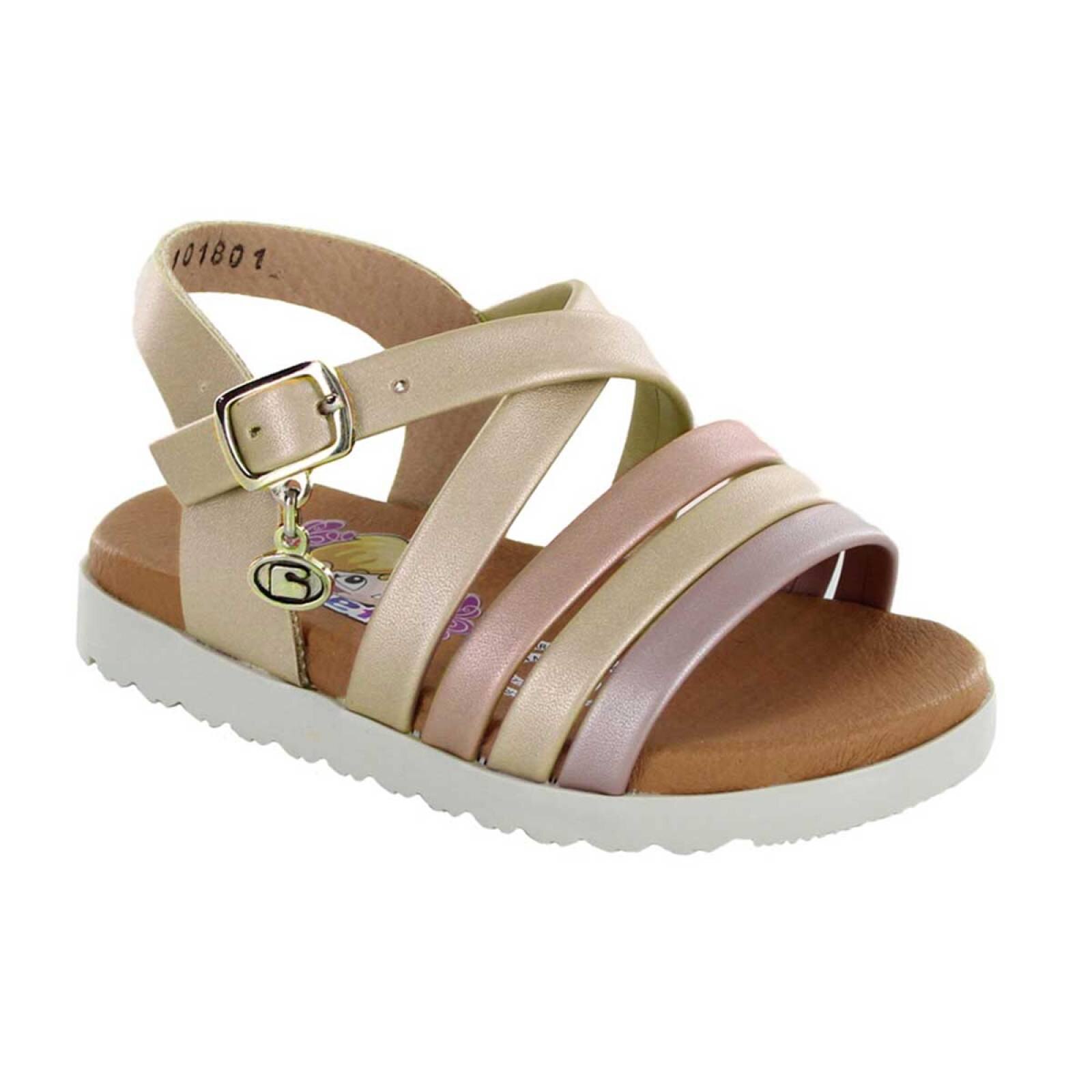 Sandalia coqueta 101801s oro 13 al 18 - Sears