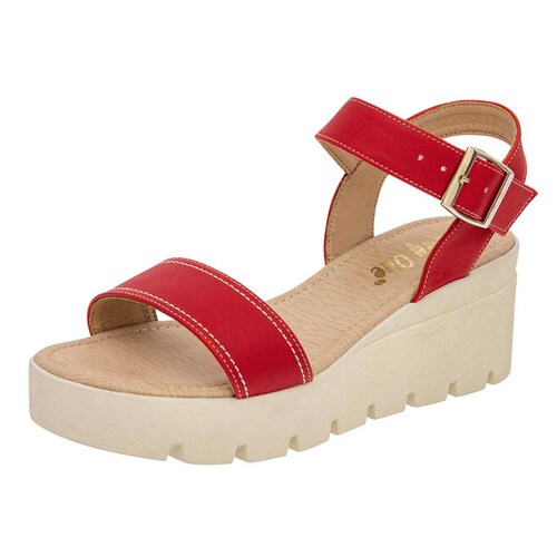 Sandalia Lady one Gr6247 Rojo 22 al 26 sin medios