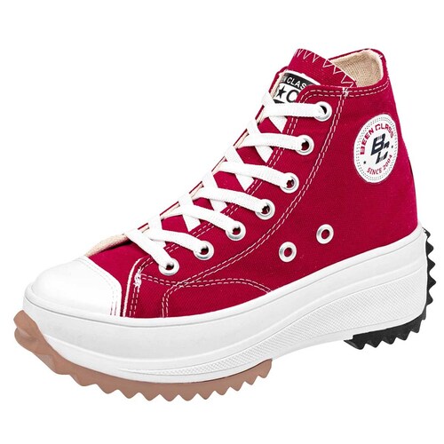 Tenis Been class 16640 Rojo 22 al 26 sin medios