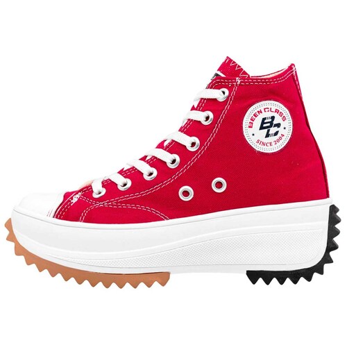 Tenis Been class 16640 Rojo 22 al 26 sin medios