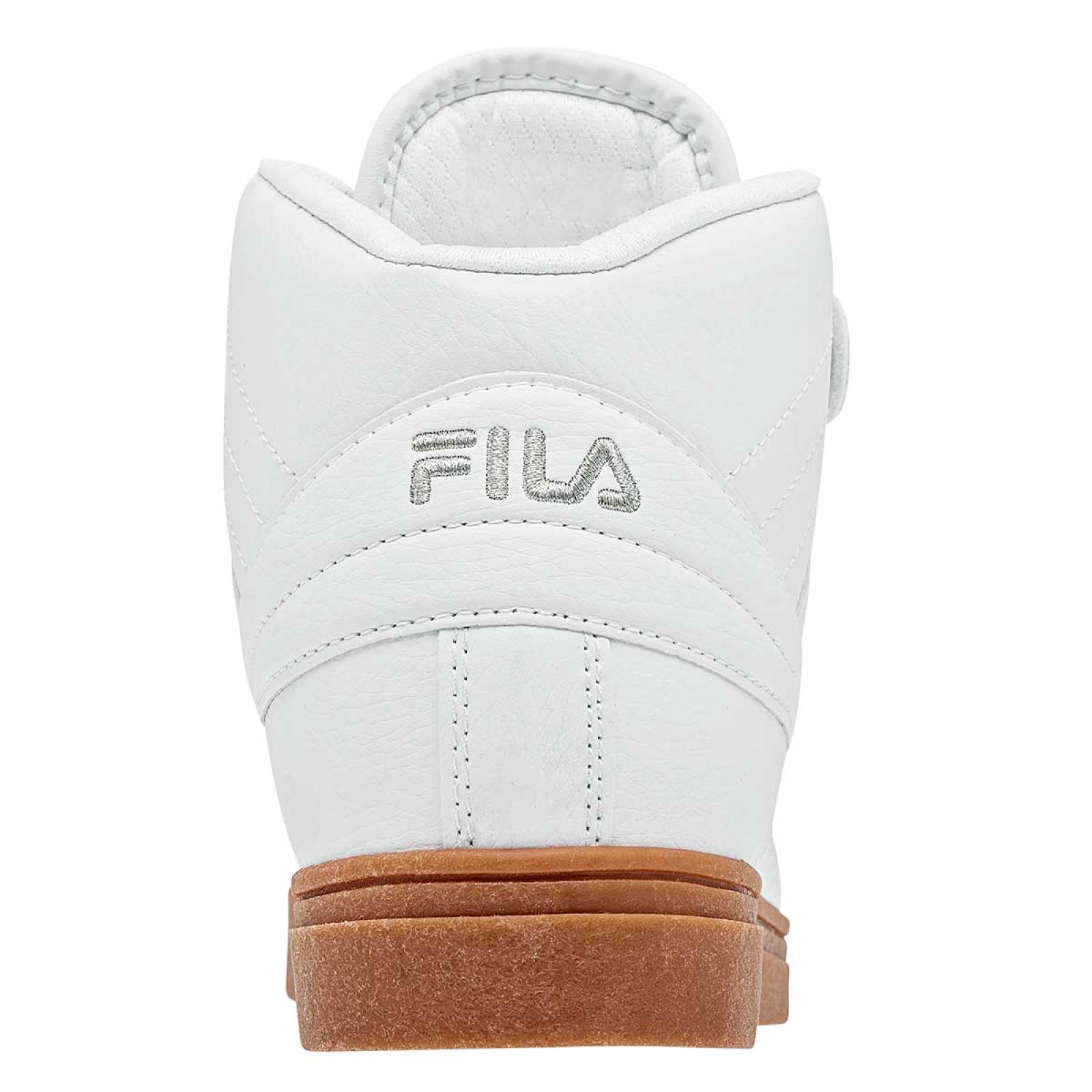 Tenis fila best sale blancos de bota