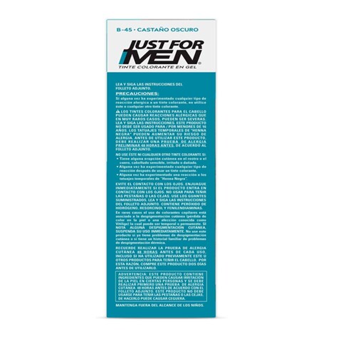 Just For Men Gel para Barba Bigote Color Negro (B 55)