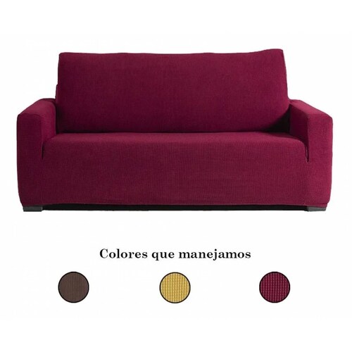 Cubresalas Rojo | Fundas Elásticas | Para Sillón De 3 Asientos