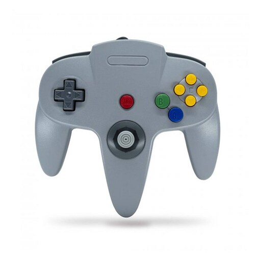 Control para Nintendo 64 N64 Gris Tecknogame
