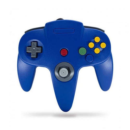 Control para Nintendo 64 N64 Azul Tecknogame