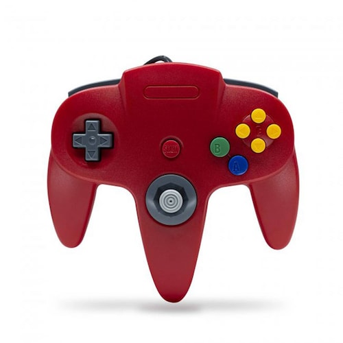Control para Nintendo 64 N64 Rojo Tecknogame