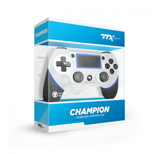 Control inalambrico Champion para PS4 Blanco TTX Tech