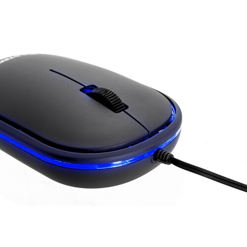 Mouse óptico con luz led
