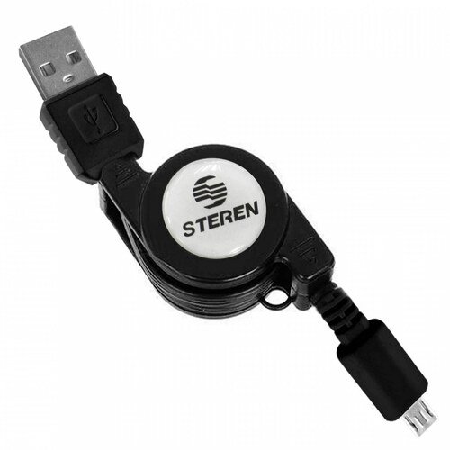 Cable retráctil USB a micro USB