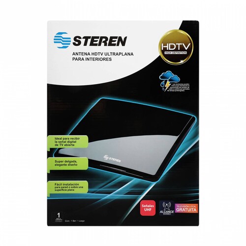 Antena HDTV Ultra Plana Cuadrada
