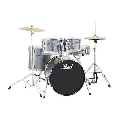 Bateria Roadshow Pearl Con Platillos Banco Baquetas 