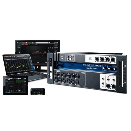 Mezcladora digital, tipo rack 16 canales   UI-16 