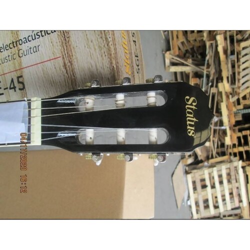 Guitarra Electroacústica cuerdas Nylon EAGS-BK 