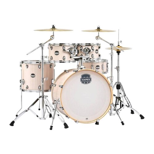Batería Acustica Mapex Mars 6 Pz. Hardware Color Cromo !! 