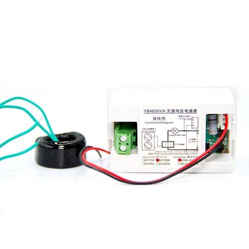 Voltímetro Amperímetro ROC4835V HERMES 