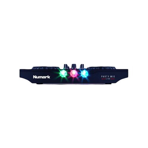 Controlador DJ con Luces y Bocinas PARTYMIX LIVE NUMARK. 