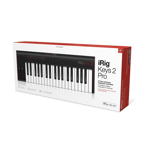 Controlador MIDI de 37 Teclas IRIG KEYS 2 PRO IK MULTIMEDIA. 