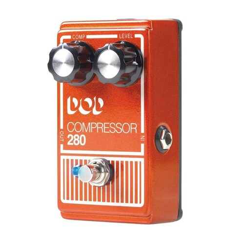 Pedal de Efecto Compresor Óptico para Guitarra COMPRESSOR 280 DOD 