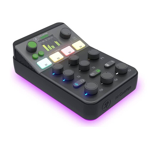 Mezcladora de Estudio para Streaming MIXCASTER STUDIO MACKIE. 