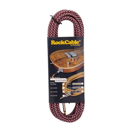 Cable TS 1/4" para Instrumento de 6 m RCL 30206 TC H-BEIGE WARWICK 