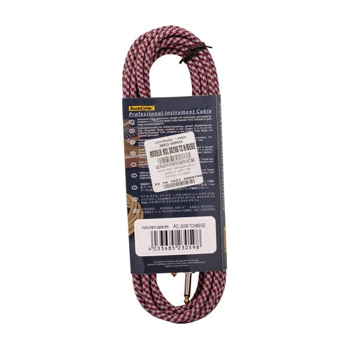 Cable TS 1/4" para Instrumento de 6 m RCL 30206 TC H-BEIGE WARWICK 