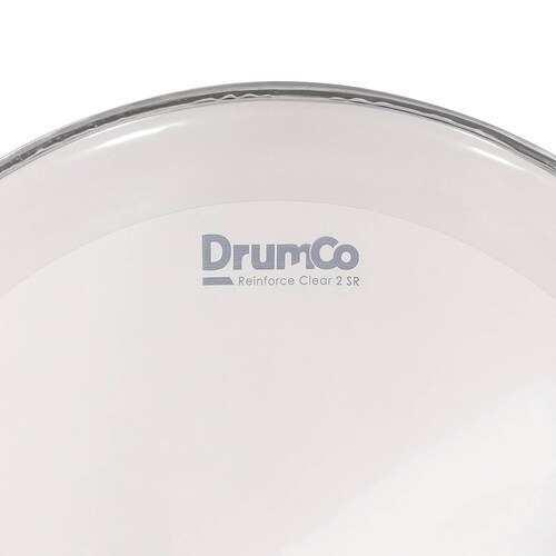 Parche para Bombo Reinforce Clear 2 SR de 18 DR-18RCSRW-2P DRUMCO 