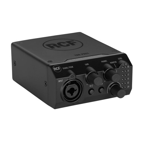 Interfaz de audio USB 2.0 1x2Ch TRK PRO1 RCF 