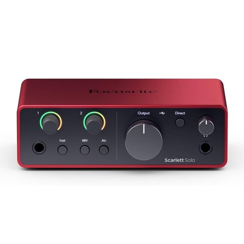 Interfaz de Audio 2x2 SCARLETT SOLO 4G FOCUSRITE 