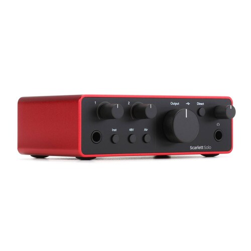 Interfaz de Audio 2x2 SCARLETT SOLO 4G FOCUSRITE 