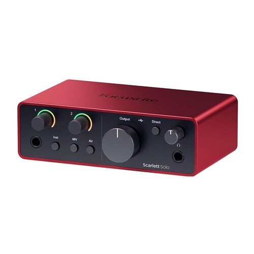 Interfaz de Audio 2x2 SCARLETT SOLO 4G FOCUSRITE 