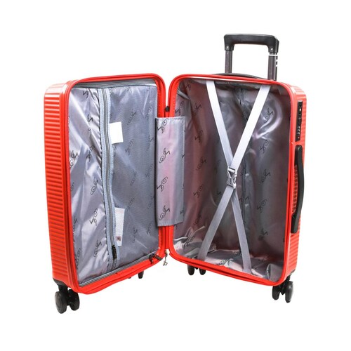 Maleta Jony Z-02 20" Color Rojo de Plástico PP 