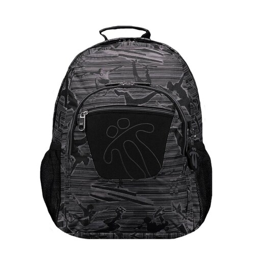 MOCHILA TOTTO ACUARELA 303719 NEGRO 