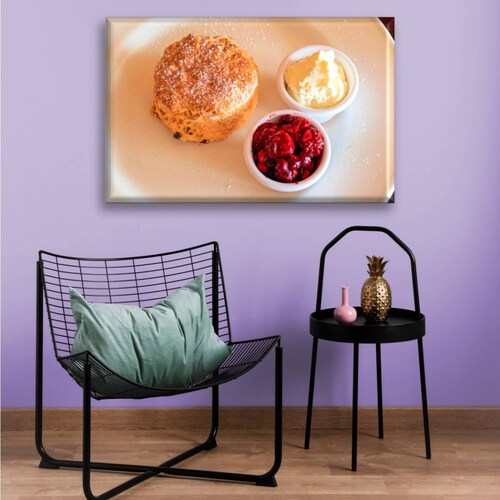 Cuadro Canva Decorativo Bisquet Dulce 90X60 cm