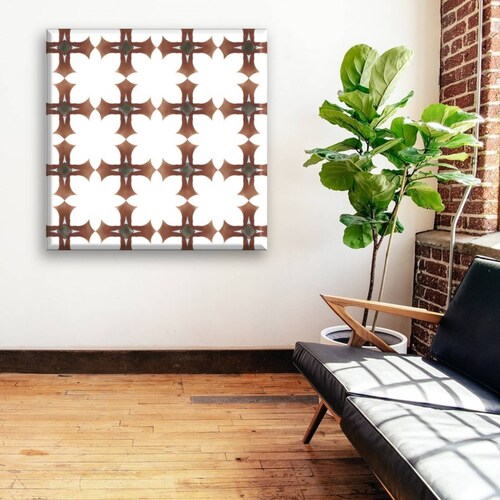 Cuadro Canva Decorativo Cruces 80X80 cm