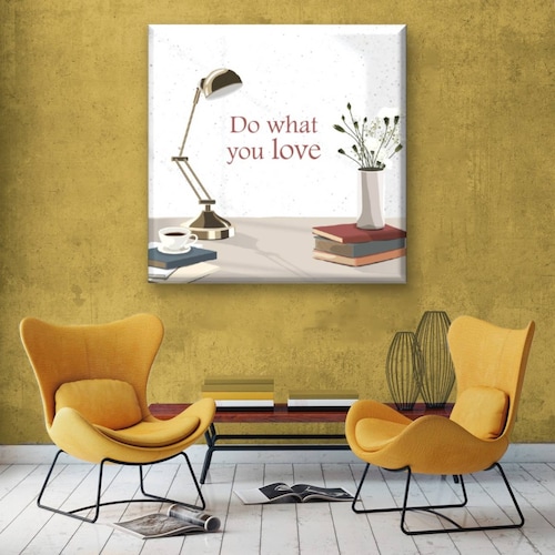 Cuadro Canva Decorativo Escritorio 80X80 cm