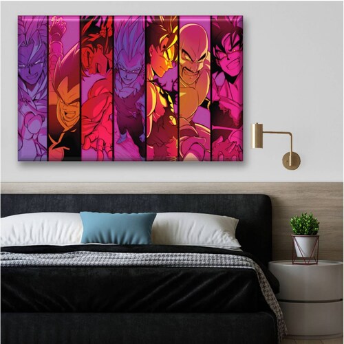 Cuadro Canva Decorativo Dragon Ball Z 60X40 cm