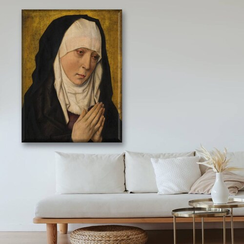 Cuadro Canva Virgen Dolorosa By Dieric Bouts 60X40 cm
