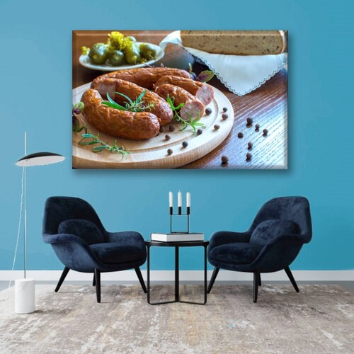 Cuadro Canva Decorativo Brunch Inglés 60X40 cm