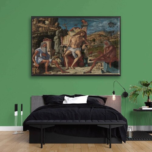 Cuadro Canva Decorativo La Meditacion 60X40 cm